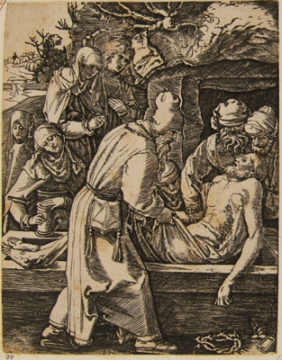 Raimondi Marcantonio - Deposizione di Cristo nel sepolcro (dalla serie: Piccola passione)